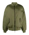 Wardrobe.nyc Green Reversible Bomber Jacket In Green