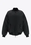Wardrobe.nyc Reversible Bomber Jacket In Black