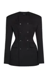 Wardrobe.nyc Rhw Blazer Dress In Black