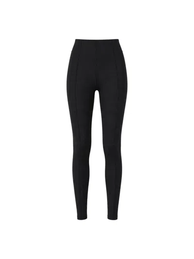 Wardrobe.nyc Rhw Bonded Legging In Black