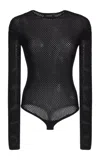 Wardrobe.nyc Rhw Web Bodysuit In Black