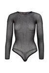 Wardrobe.nyc Rhw Web Bodysuit Clothing In Black