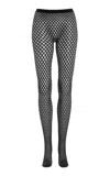 Wardrobe.nyc Wardrobe. Nyc X Rhw Web Wool-blend Tights In Black