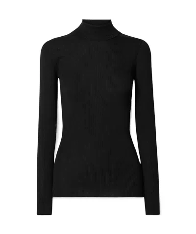 Wardrobe.nyc Rib Turtleneck Sweater In Black