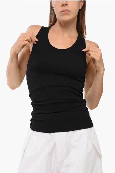 Wardrobe.nyc Ribbed Lightweight Cotton Tank Top