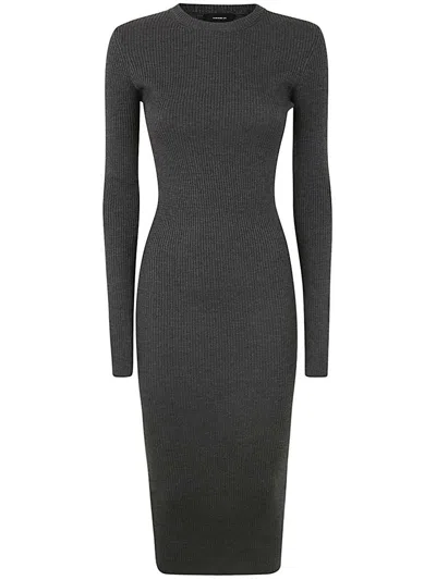 WARDROBE.NYC WARDROBE.NYC RIBBED LONG SLEEVE DRESS CLOTHING