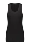 Wardrobe.nyc Wardrobe. Nyc Ribbed Sleeveless Top With In Black