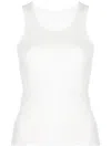 Wardrobe.nyc Release 04 Ribbed Tank Top In White