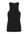 Wardrobe.nyc Ribbed Sleeveless Top With
