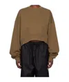 Wardrobe.nyc Round Neck Long Sleeve Hoodie