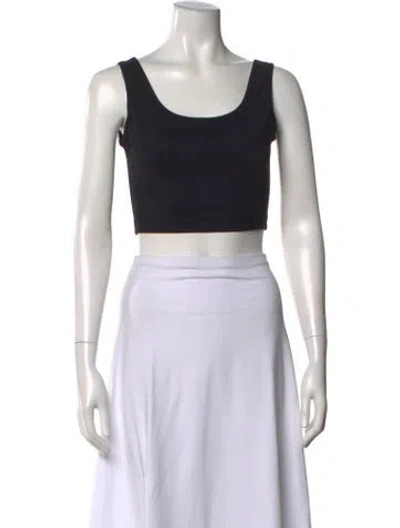 Pre-owned Wardrobe.nyc Scoop Neck Sleeveless Crop Top In Green
