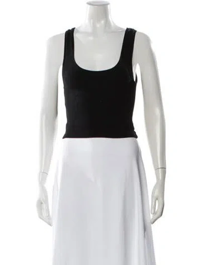 Pre-owned Wardrobe.nyc Scoop Neck Sleeveless Top In Black
