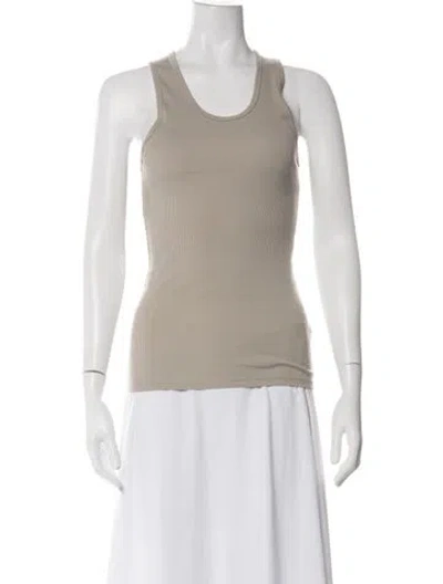 Pre-owned Wardrobe.nyc Scoop Neck Sleeveless Top In Neutrals
