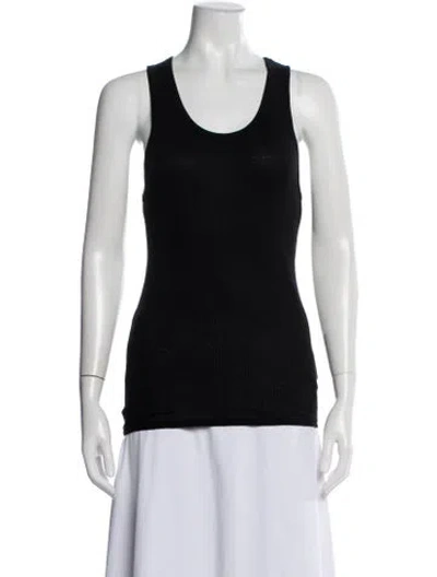 Pre-owned Wardrobe.nyc Scoop Neck Sleeveless Top W/ Tags In Black