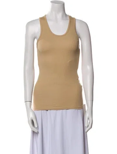 Pre-owned Wardrobe.nyc Scoop Neck Sleeveless Top W/ Tags In Neutral
