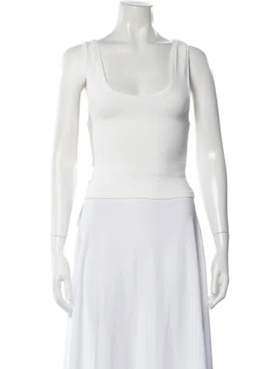 Pre-owned Wardrobe.nyc Scoop Neck Sleeveless Top In White
