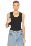 Wardrobe.nyc Scoop Neck Tank