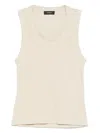 Wardrobe.nyc Scoop-neck Tank Top In Neutral