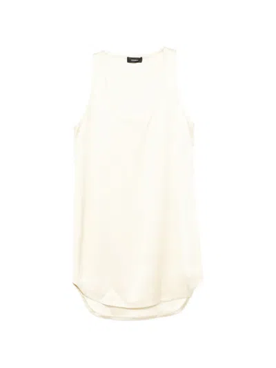 Wardrobe.nyc Scoop-neck Tank Top In Neutral