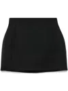 Wardrobe.nyc Rhw Sculpted Skirt Mini In Black