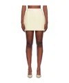 Wardrobe.nyc X Rosie Huntington-whiteley Sculpted Mini Skirt In White