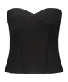 Wardrobe.nyc Wardrobe. Nyc Semi Matte Bustier Black