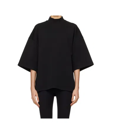 Wardrobe.nyc Semi-matte Stand-up Collar T-shirt