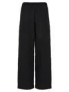 Wardrobe.nyc 'matte Track' Wide Leg Joggers In Black