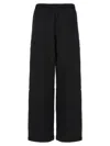 Wardrobe.nyc 'matte Track' Wide Leg Joggers In Black