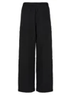 Wardrobe.nyc 'matte Track' Wide Leg Joggers In Black