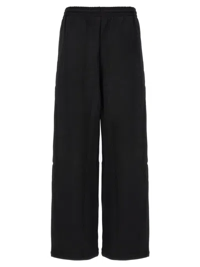 Wardrobe.nyc 'matte Track' Wide Leg Joggers In Black