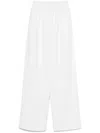 Wardrobe.nyc Off-white Semi Matte Track Lounge Pants In White