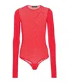 Wardrobe.nyc Sheer Bodysuit