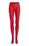 Wardrobe.nyc Sheer Tights In Red