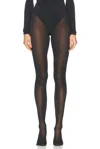Wardrobe.nyc Sheer Tights In Black