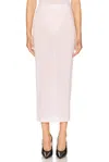 Wardrobe.nyc Wardrobe. Nyc Sheer Tube Skirt Blush