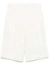 Wardrobe.nyc Shorts In Ofwht Off White