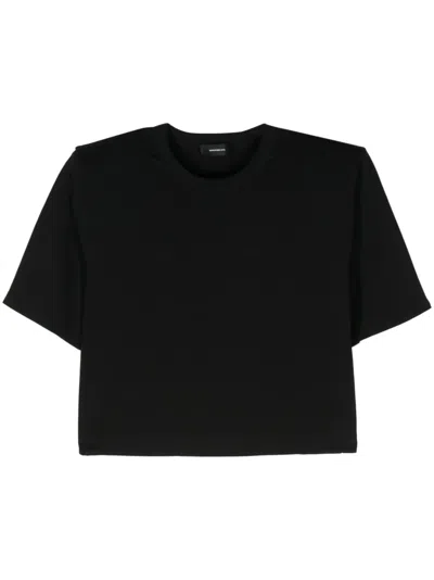 Wardrobe.nyc Black Shoulder Pad T-shirt