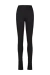 Wardrobe.nyc Side Zip Legging In Blk Black