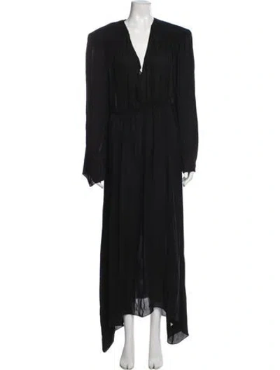 Pre-owned Wardrobe.nyc Silk Long Dress W/ Tags In Black