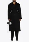Wardrobe.nyc Wardrobe. Nyc Bonded Single Breasted Coat Black In Black