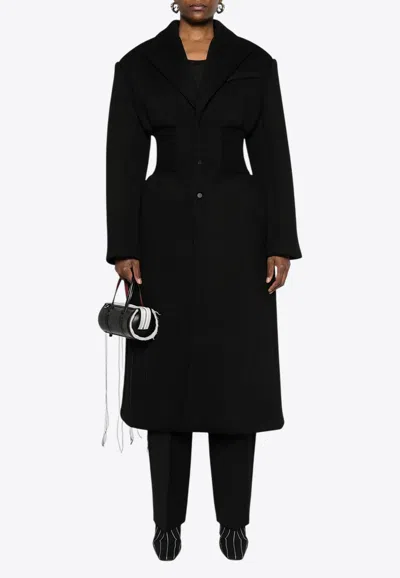 WARDROBE.NYC SINGLE-BREASTED BONDED COAT