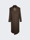 Wardrobe.nyc Wardrobe. Nyc Single Breasted Coat Brown In Brown