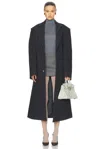 Wardrobe.nyc Single Breasted Coat In Charcoal