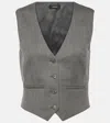 Wardrobe.nyc Single-breasted Vest In Black