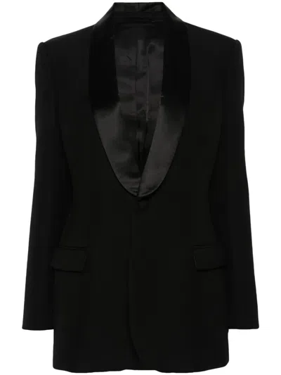 Wardrobe.nyc Tuxedo Blazer In Black