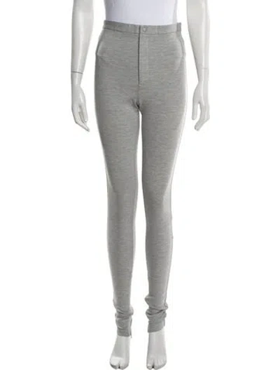 Pre-owned Wardrobe.nyc Skinny Leg Pants In Gray