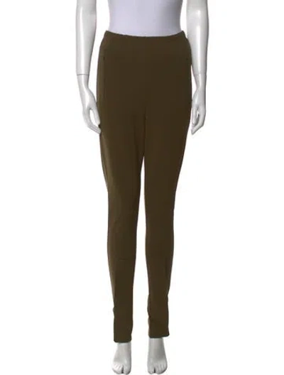 Pre-owned Wardrobe.nyc Skinny Leg Pants In Green