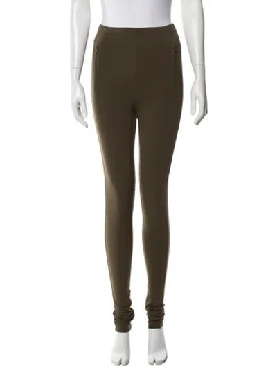 Pre-owned Wardrobe.nyc Skinny Leg Pants In Green