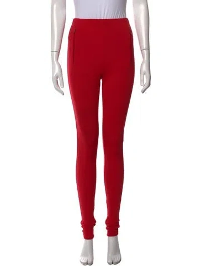 Pre-owned Wardrobe.nyc Skinny Leg Pants In Red